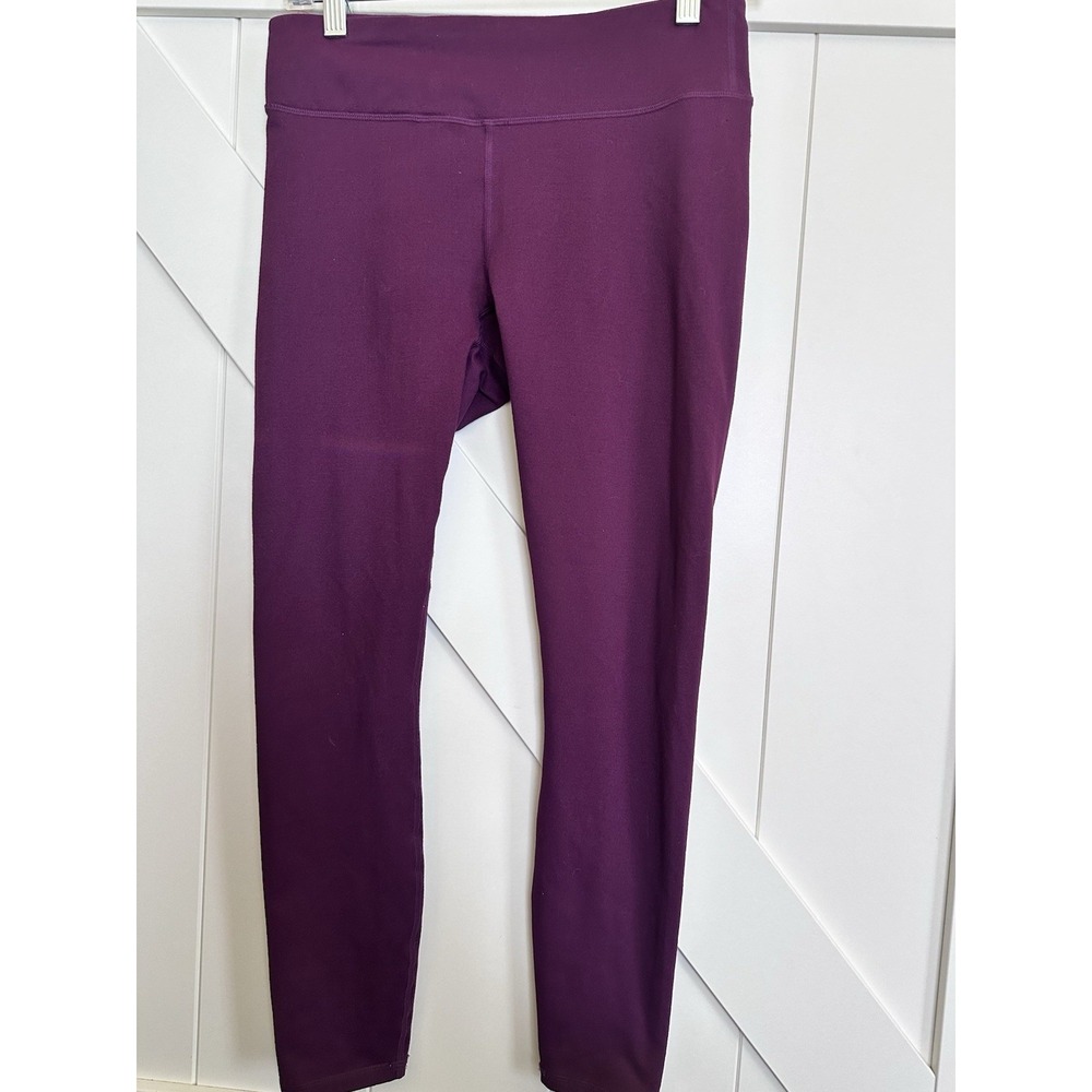 Fabletics Athletic Leggings Dark Eggplant‎ Women Sz Small